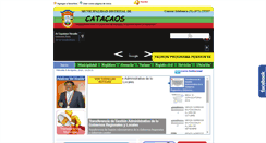 Desktop Screenshot of municatacaos.gob.pe